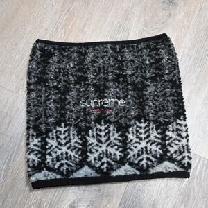 Supreme Neck Gaiter Charcoal Grey 100 % Authentic